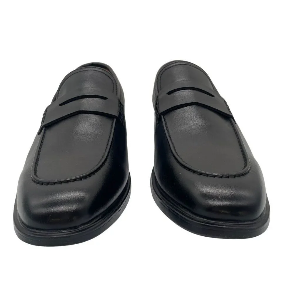 Vance Co. Keith Dress Shoes Mens 12 Black Penny Loafers Comfort Workwear‎ Preppy